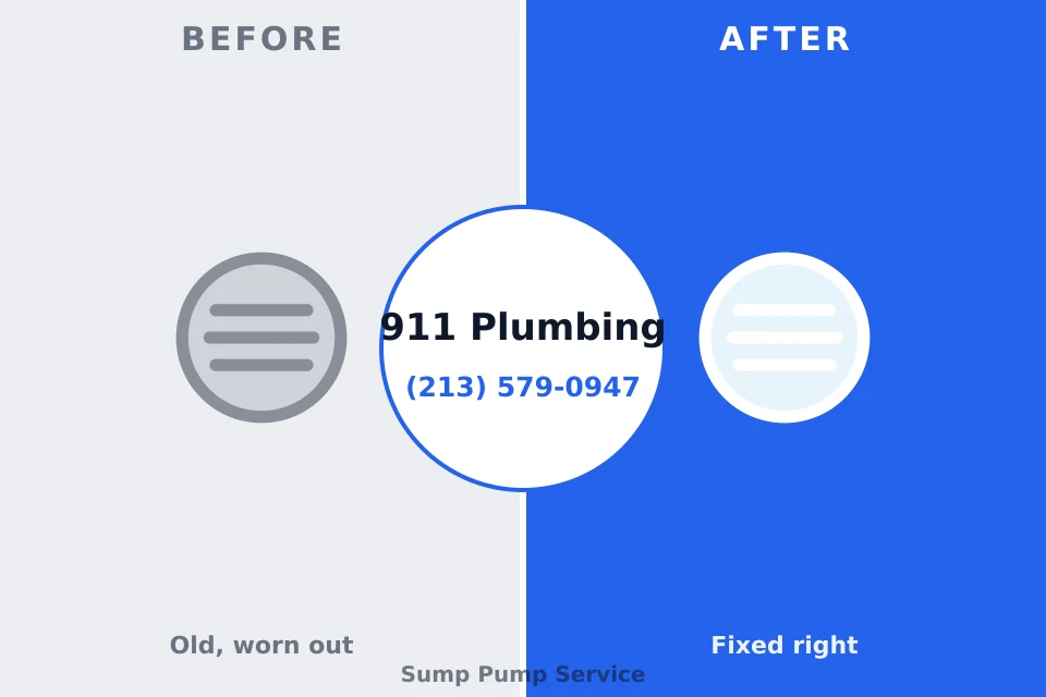 Before and after: plumbing company Chesterbrook, PA